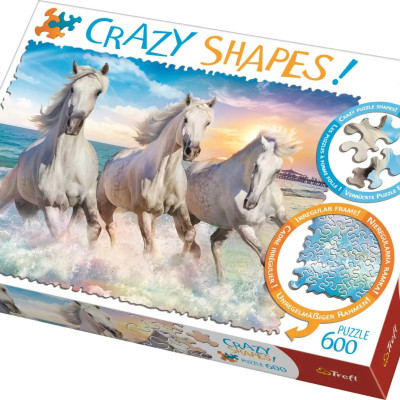 Cválající Koně mezi vlnami