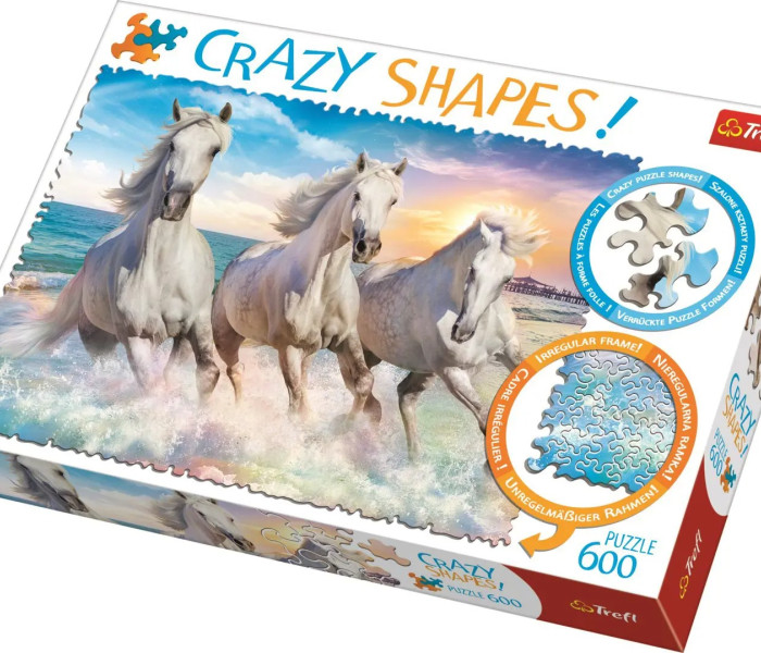 Puzzle - Trefl - Cválající Koně mezi vlnami