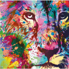 Puzzle - Trefl - Barevný lev