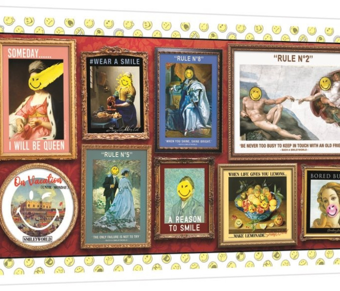 Puzzle - Trefl - Galerie Smiley World - Panoramatické puzzle