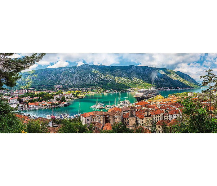 Puzzle - Trefl - Kotor, Černá Hora - Panoramatické puzzle