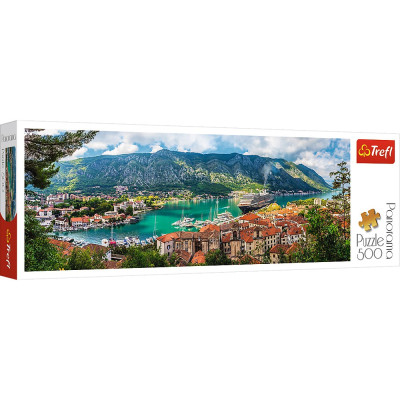 Kotor, Černá Hora - Panoramatické puzzle