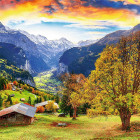 Puzzle - Trefl - Malebná alpská vesnička