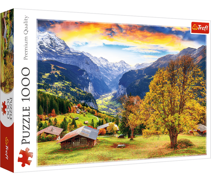 Puzzle - Trefl - Malebná alpská vesnička