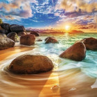 Puzzle - Trefl - Pláž Samudra, Indie