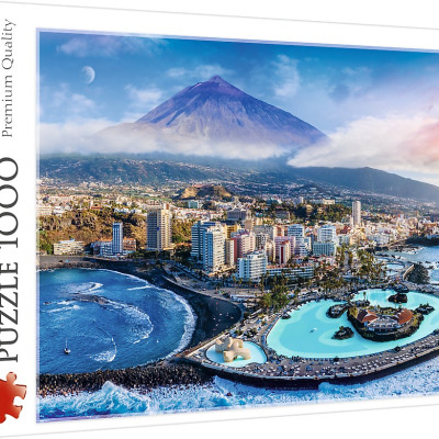 Pohled na Tenerife, Kanárské ostrovy