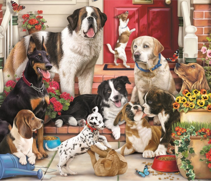 Puzzle - Trefl - Psí zábava