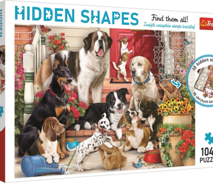 Puzzle - Trefl - Psí zábava