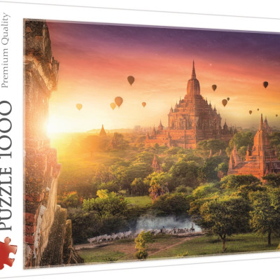 Starobylý chrám v Barmě