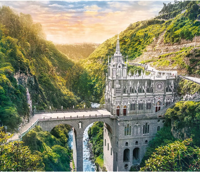 Puzzle - Trefl - vätyňa Las Lajas, Kolumbia