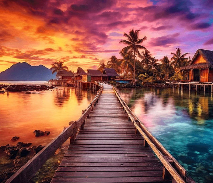 Puzzle - Trefl - Tropický ráj