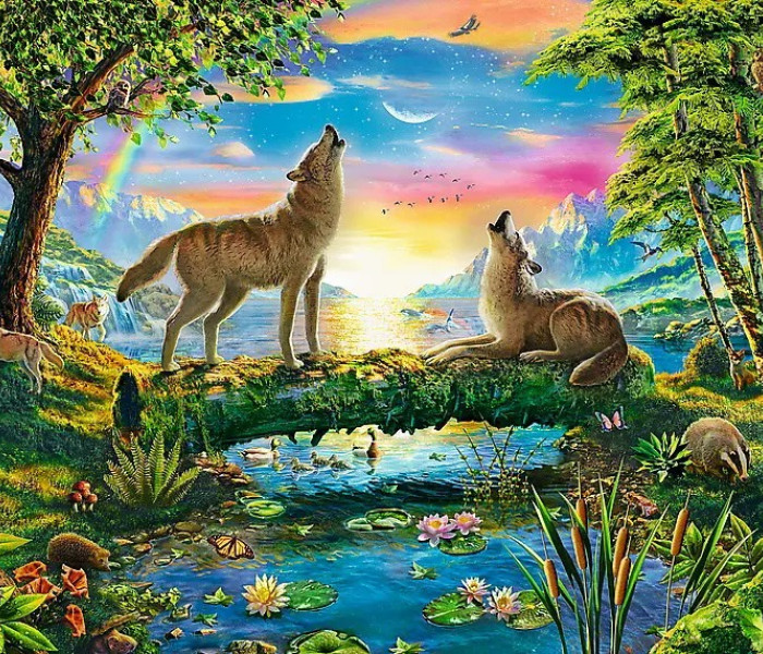 Puzzle - Trefl - Vlk