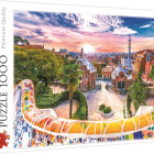 Puzzle - Trefl - Západ slunce nad Barcelonou, Španělsko