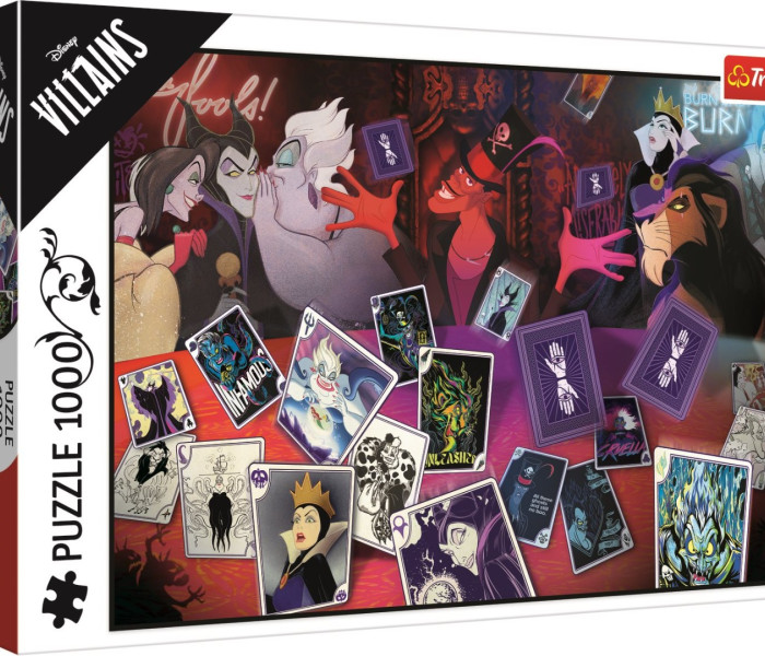 Puzzle - Trefl - Padouchové - Jen dobré karty