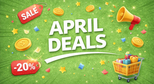 Dubnové slevy jsou tady: Ušetřete více při větším nákupu