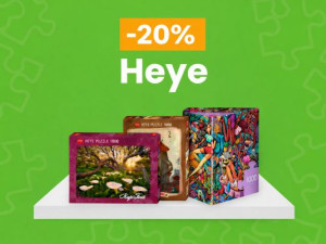 20 % sleva na puzzle Heye