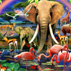 Puzzle - Bluebird - Africká savana