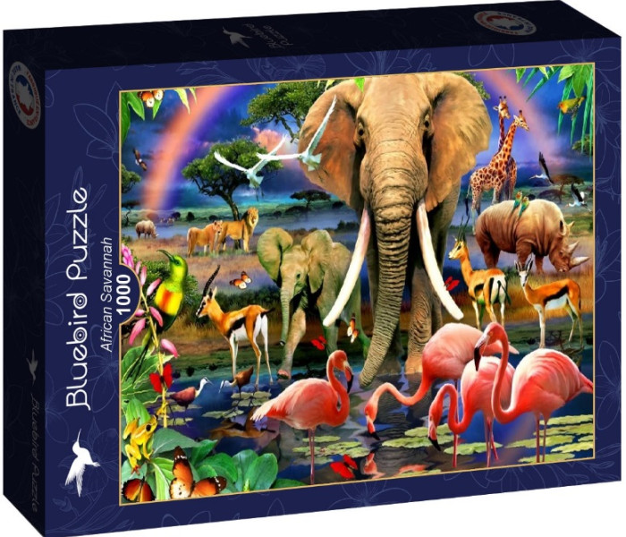 Puzzle - Bluebird - Africká savana