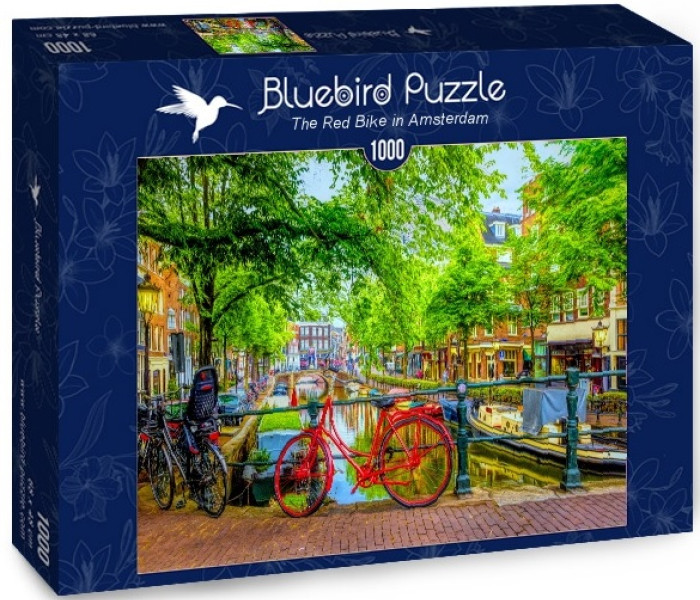 Puzzle - Bluebird - Červené kolo v amsterdame
