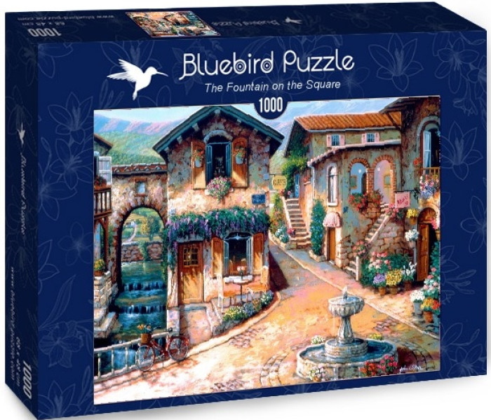 Puzzle - Bluebird - Fontána na náměstí