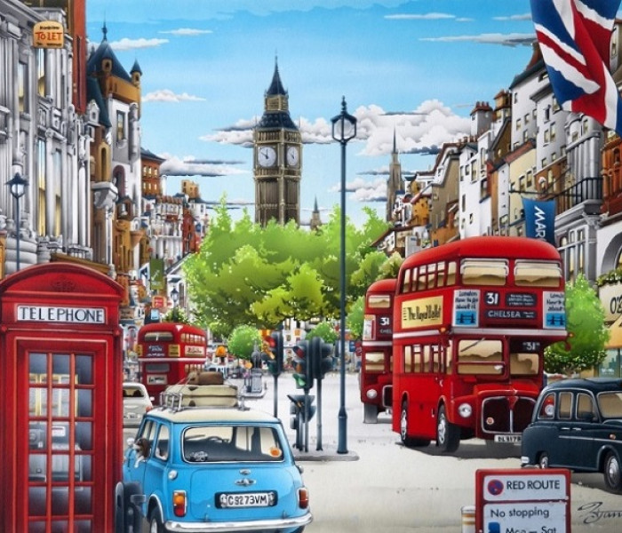 Puzzle - Bluebird - Londýn