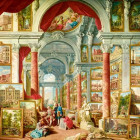 Puzzle - Bluebird - Obrazy s pohledy na moderní Řím