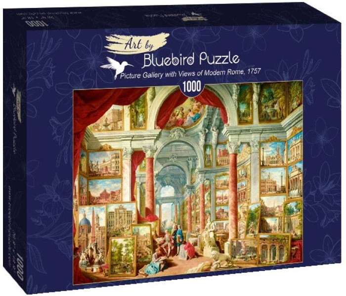 Puzzle - Bluebird - Obrazy s pohledy na moderní Řím