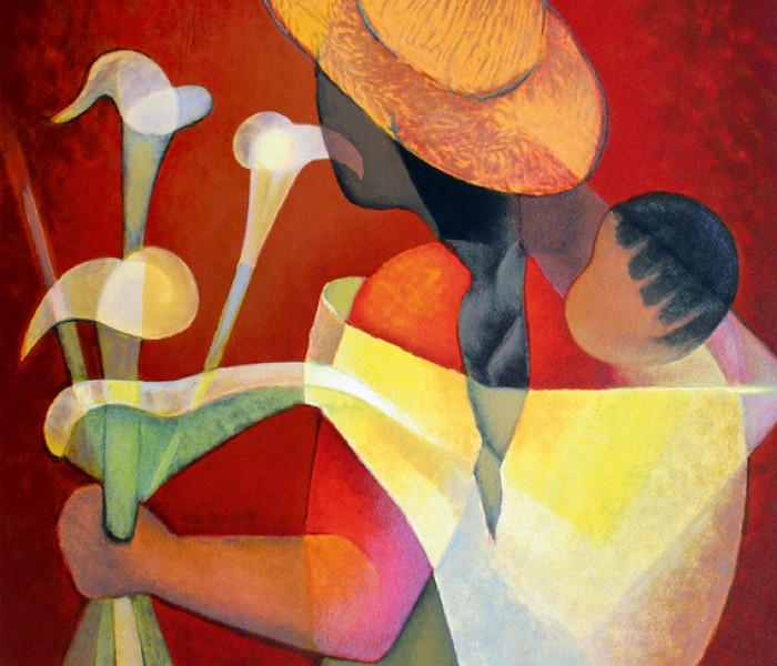 Puzzle - Bluebird - Prodavačka květin