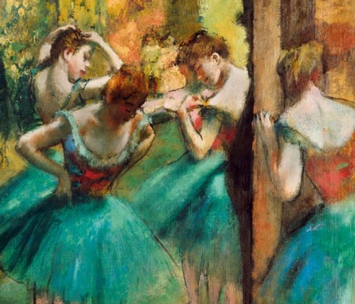 Puzzle - Bluebird - Růžovo-zelené tanečnice