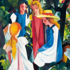 Puzzle - Bluebird - Čtyři dívky