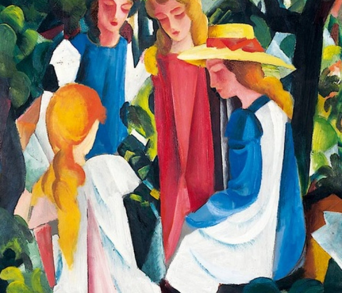 Puzzle - Bluebird - Čtyři dívky