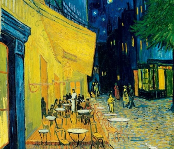 Puzzle - Bluebird - Terasa kavárny v noci