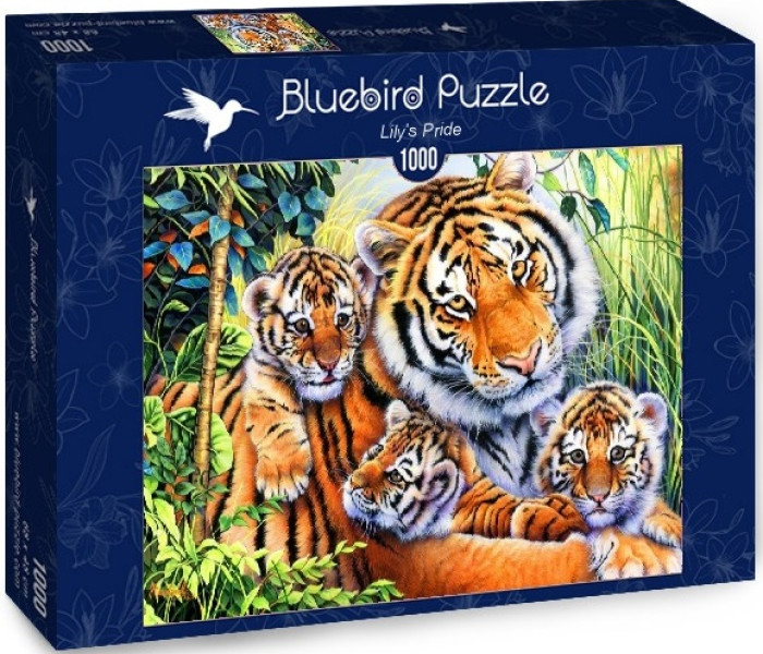 Puzzle - Bluebird - Tygří rodinka