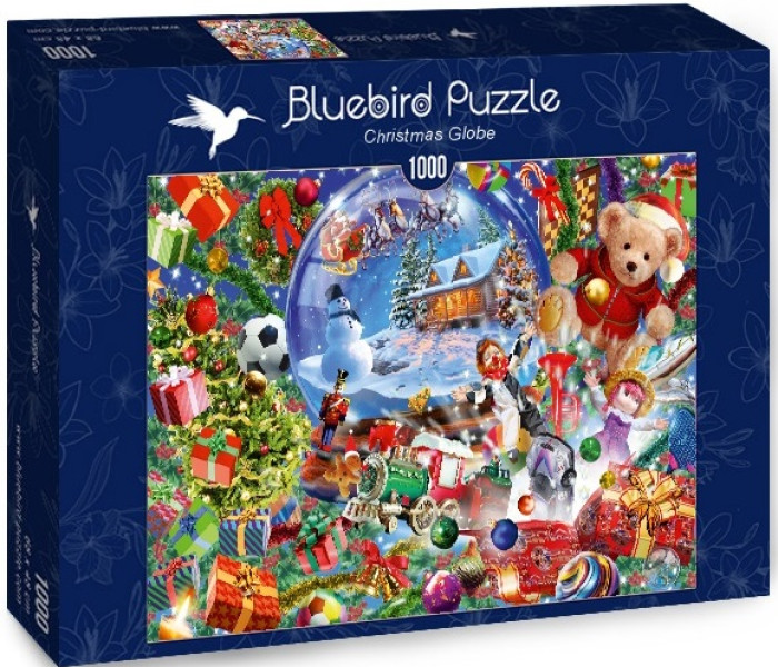 Puzzle - Bluebird - Vánoční koule