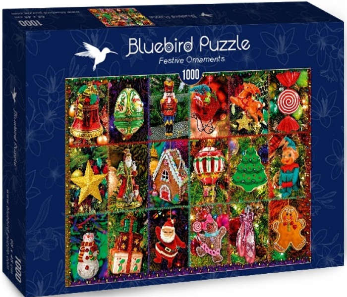 Puzzle - Bluebird - Vánoční ozdoby