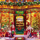 Puzzle - Bluebird - Vánoční obchod