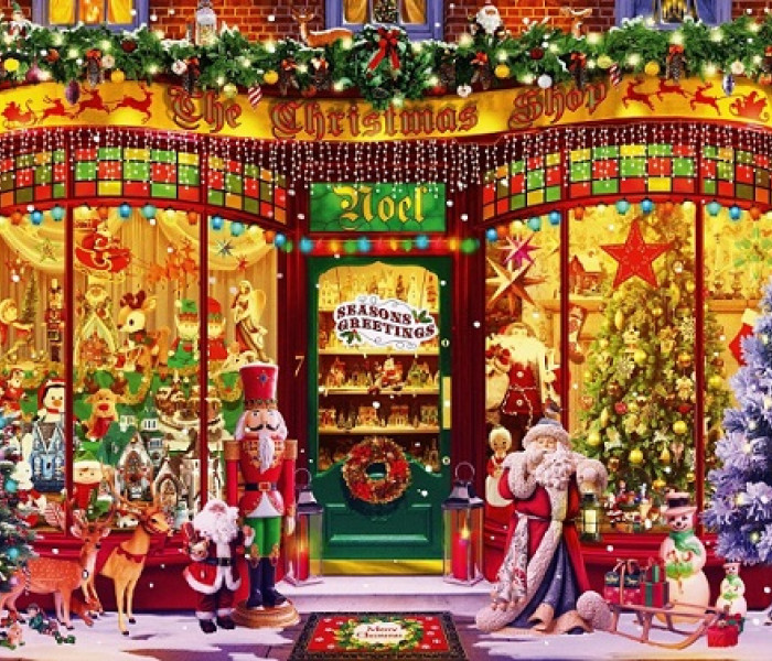 Puzzle - Bluebird - Vánoční obchod