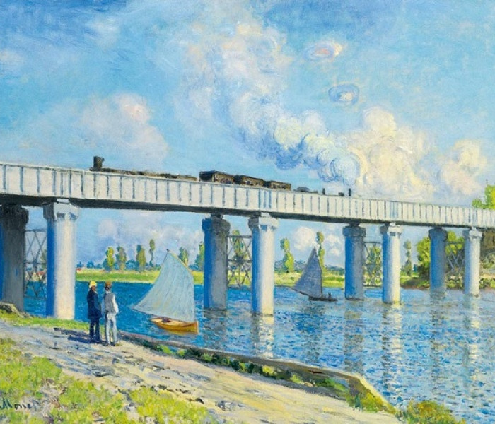 Puzzle - Bluebird - Železniční most v Argenteuil