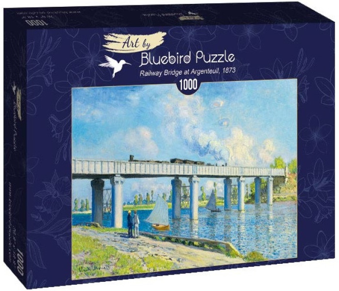 Puzzle - Bluebird - Železniční most v Argenteuil