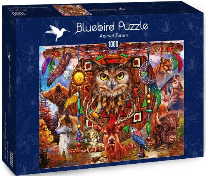 Puzzle - Bluebird - Zvířecí totem