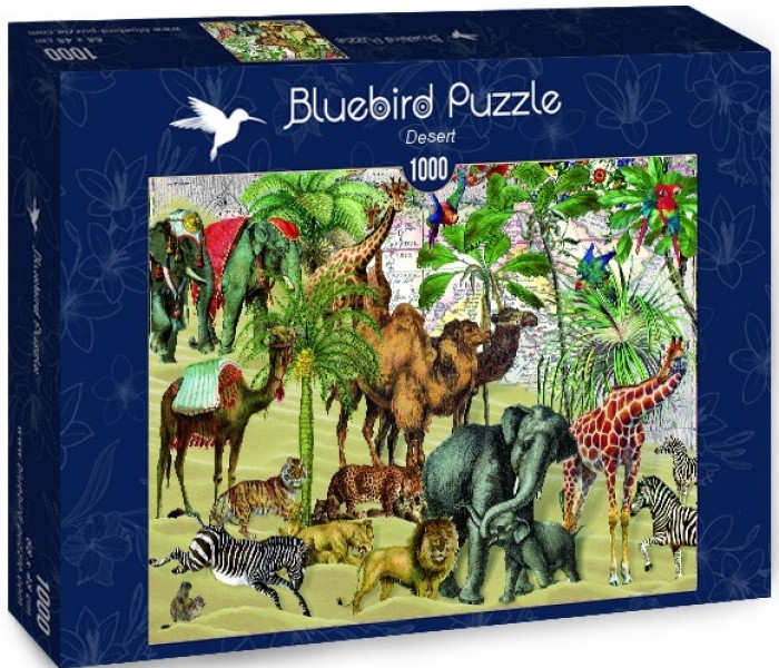 Puzzle - Bluebird - Zvířata na poušti