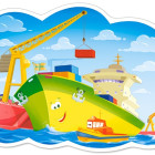 Puzzle - Castorland - Den v přístavu - Maxi