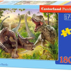 Puzzle - Castorland - Dinosauří boj
