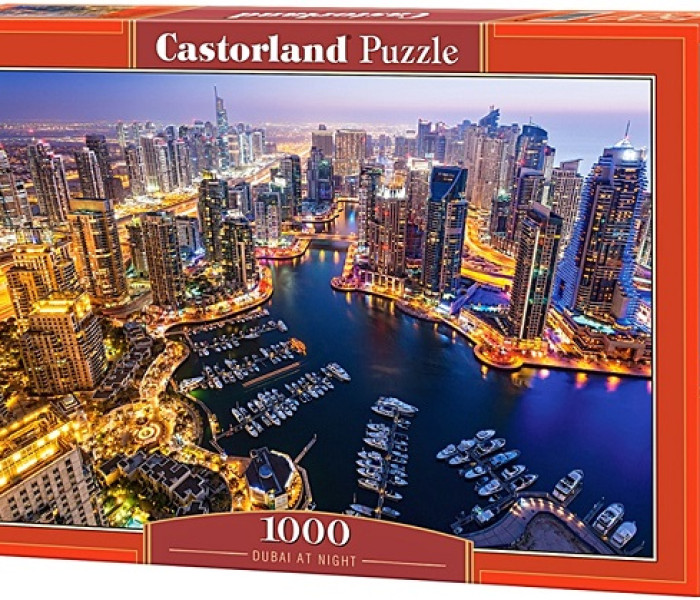Puzzle - Castorland - Dubaj v noci