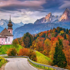 Puzzle - Castorland - Podzim v Bavorských Alpách