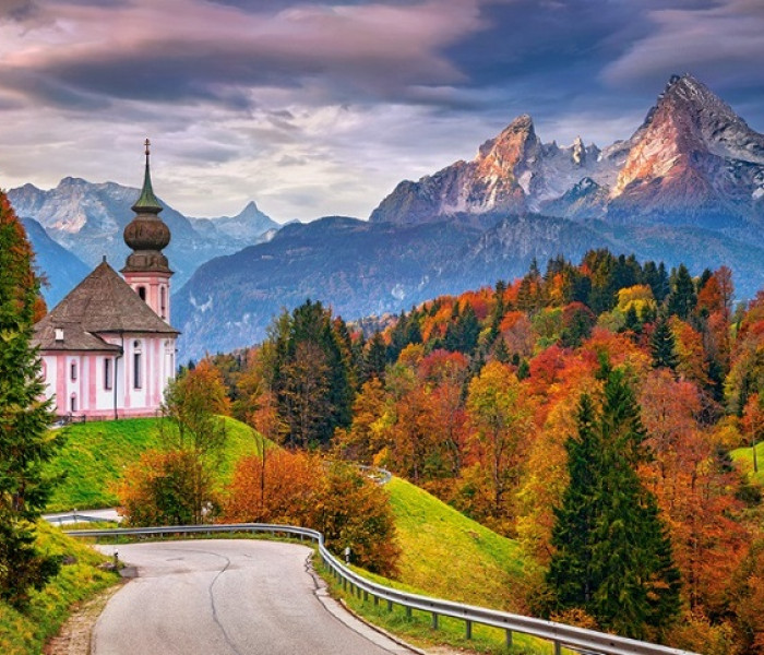 Puzzle - Castorland - Podzim v Bavorských Alpách