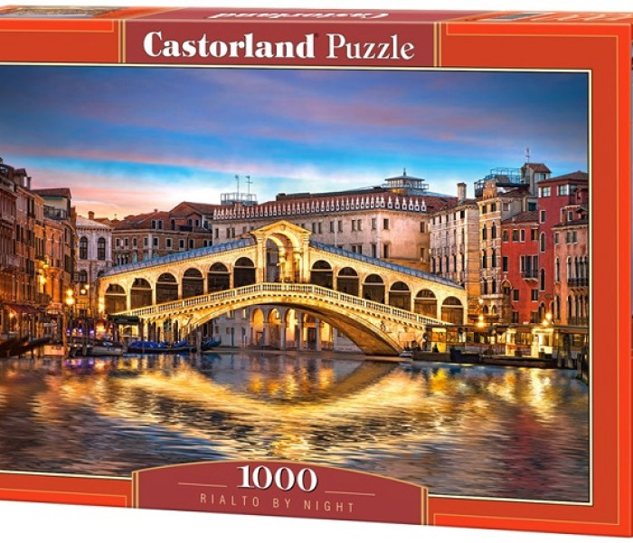Puzzle - Castorland - Most Rialto v noci