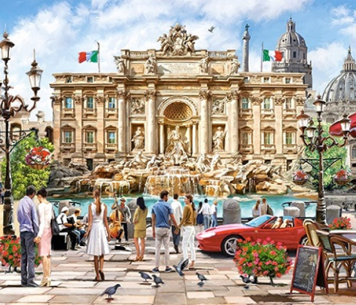 Puzzle - Castorland - Nádhera Říma