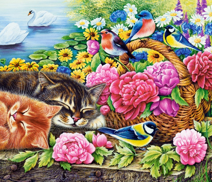 Puzzle - Castorland - Nedělní odpočinek