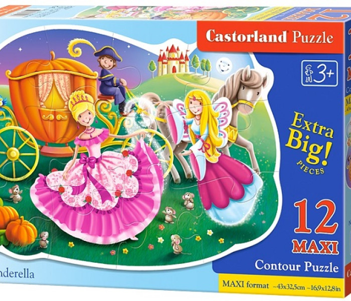 Puzzle - Castorland - Popelka u svého kočáru - Maxi